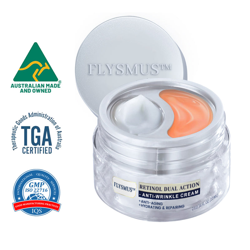 💧🥳FLYSMUS™ - Advanced Retinol + Peptides Dual Anti-Wrinkle Cream, Dermatologist Recommended