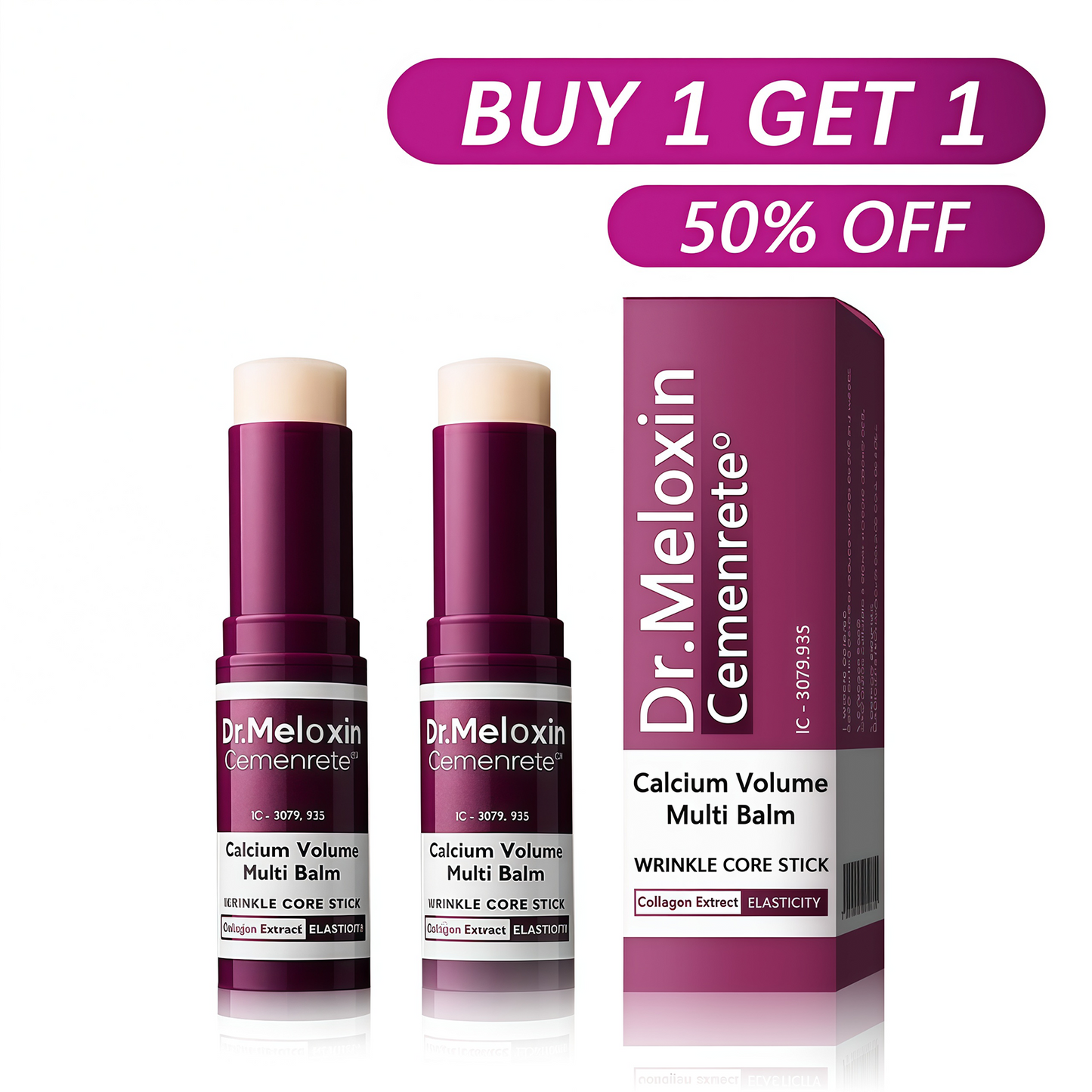 🌼 [Dr.Meloxin Official] 50% OFF ✨ Calcium Multi Balm | Anti-Aging, Firming & Wrinkle Care